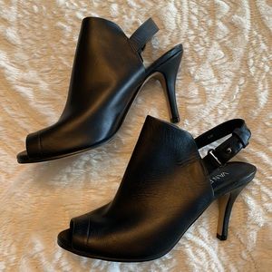 Black Peep Toe Heels (never worn!)